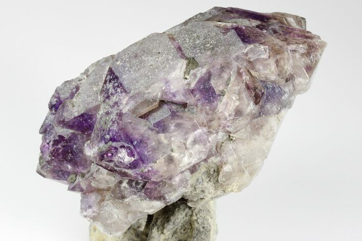 Amethyst Crystal Cluster on Matrix - Brynsåsen Quarry, Norway #177274